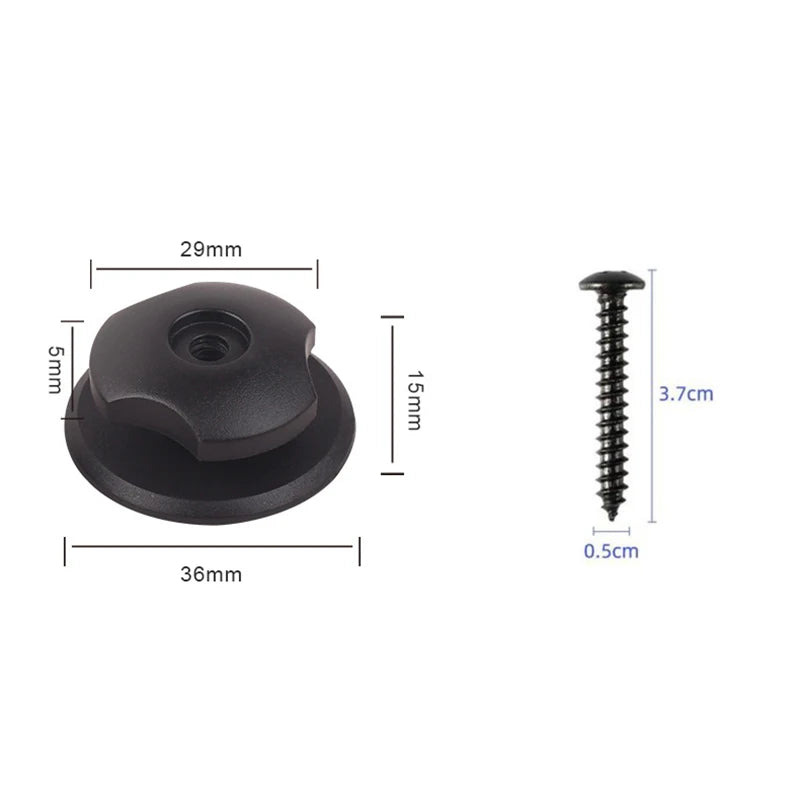 Car Trunk Hooks Organizer | Rear Cargo Mounting Luggage Net Fastener with Screw & Adhesive Tape Kit