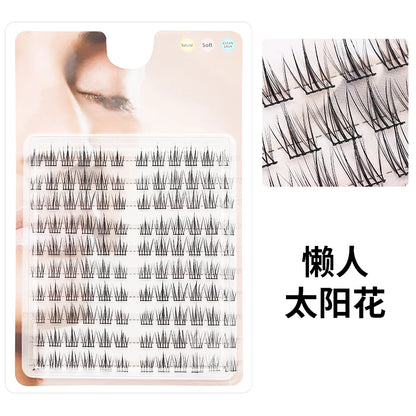 Individual Lash Extensions Kit – DIY Cluster Eyelash Book, False Lashes for Home Makeup