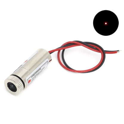 650nm 5mW Red Laser Module – Point, Line, Cross Focusable Glass Lens, Industrial Class