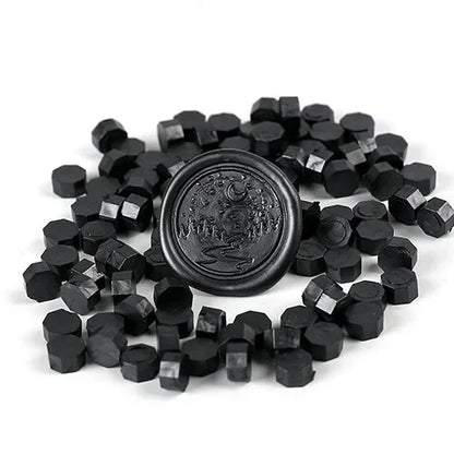 100Pc Retro Sealing Wax Beads – Seal Stamp for Wedding & Birthday Invitations, DIY Scrapbook Decoration & Crafting