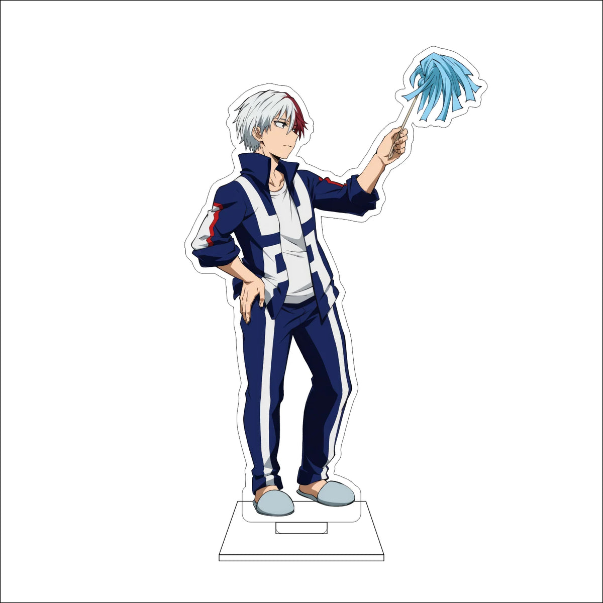 My Hero Academia 16cm Acrylic Figure Stand - Ochaco Uraraka, Shoto Todoroki, and Izuku Midoriya Anime Collectible Decor Gift