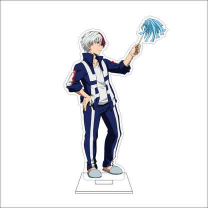 My Hero Academia 16cm Acrylic Figure Stand - Ochaco Uraraka, Shoto Todoroki, and Izuku Midoriya Anime Collectible Decor Gift