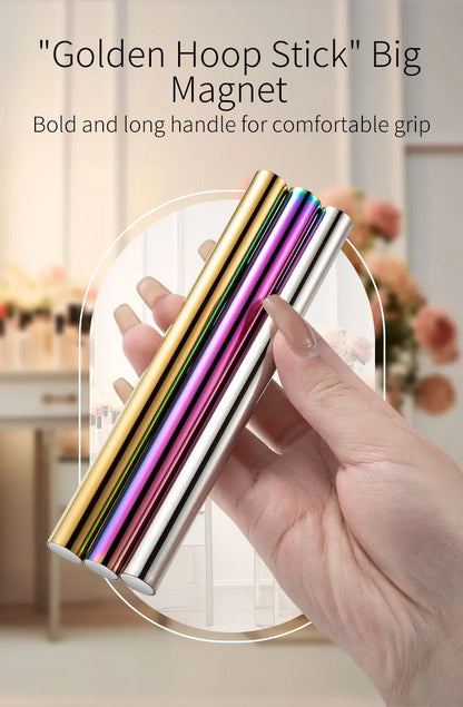 Cat Eye Nail Magnetic Stick – Cylindrical Magnet for UV Gel Polish Snowlight Glitter Manicure Design