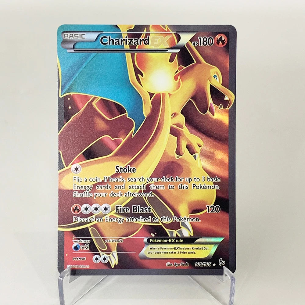 PTCG Charizard V VMAX EX GX Cards - Rare Collectible Battle and Proxy Trading Cards