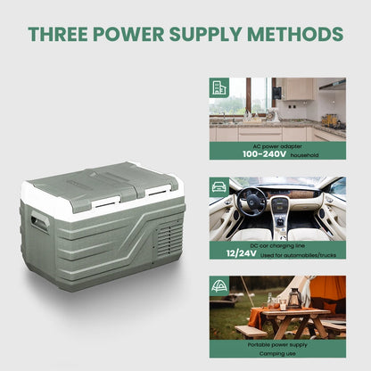 Alpicool NLS 20L/30L/40L Portable Car Refrigerator – 12V Mini Fridge Freezer with Compressor for Camping, Travel & Outdoor Use