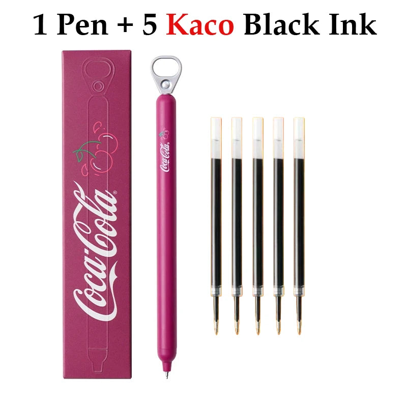 KACO Lingyue Pull-Tab Gel Pens - Multi-Color Quick-Dry Smooth Writing Stationery Collection