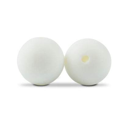 LOFCA Silicone Round Beads 20pcs - 9/12/15mm DIY Jewelry Making Beads for Bracelets, Keychains & Necklaces