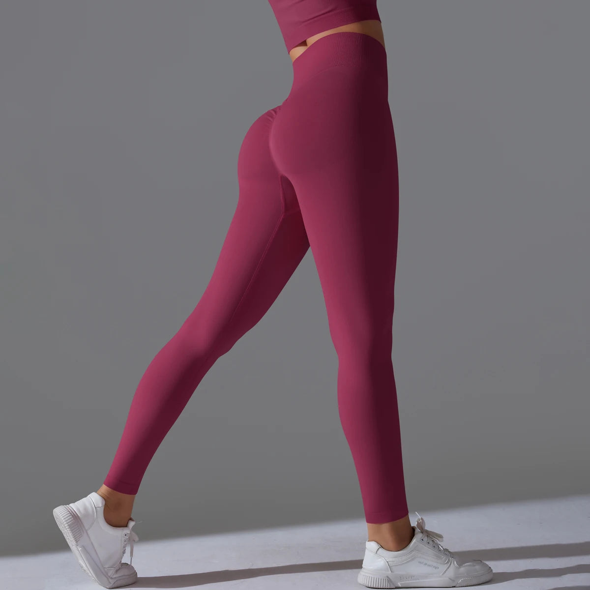 Women's Seamless Yoga Leggings – High Waist Tummy Control, Scrunch Butt Lifting Gym Workout & Outdoor Sports Fitness Pants