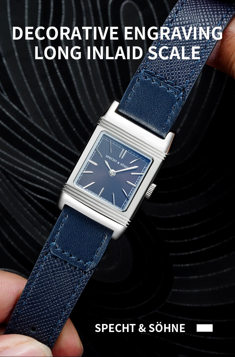 2025 Specht & Söhne Men’s Quartz Watch — 24MM 316L Stainless Steel, Sapphire Crystal, Waterproof Wristwatch