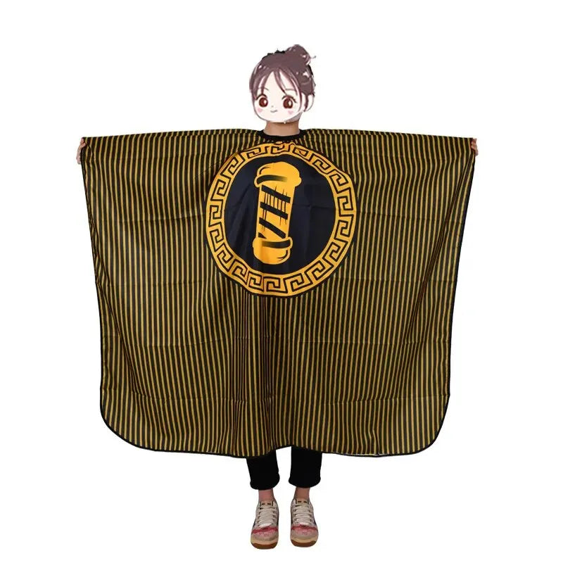 Salon Hairdressing Apron - Professional Hair Cutting Cape for Barbers, Styling Gown for Dyeing and Trimming