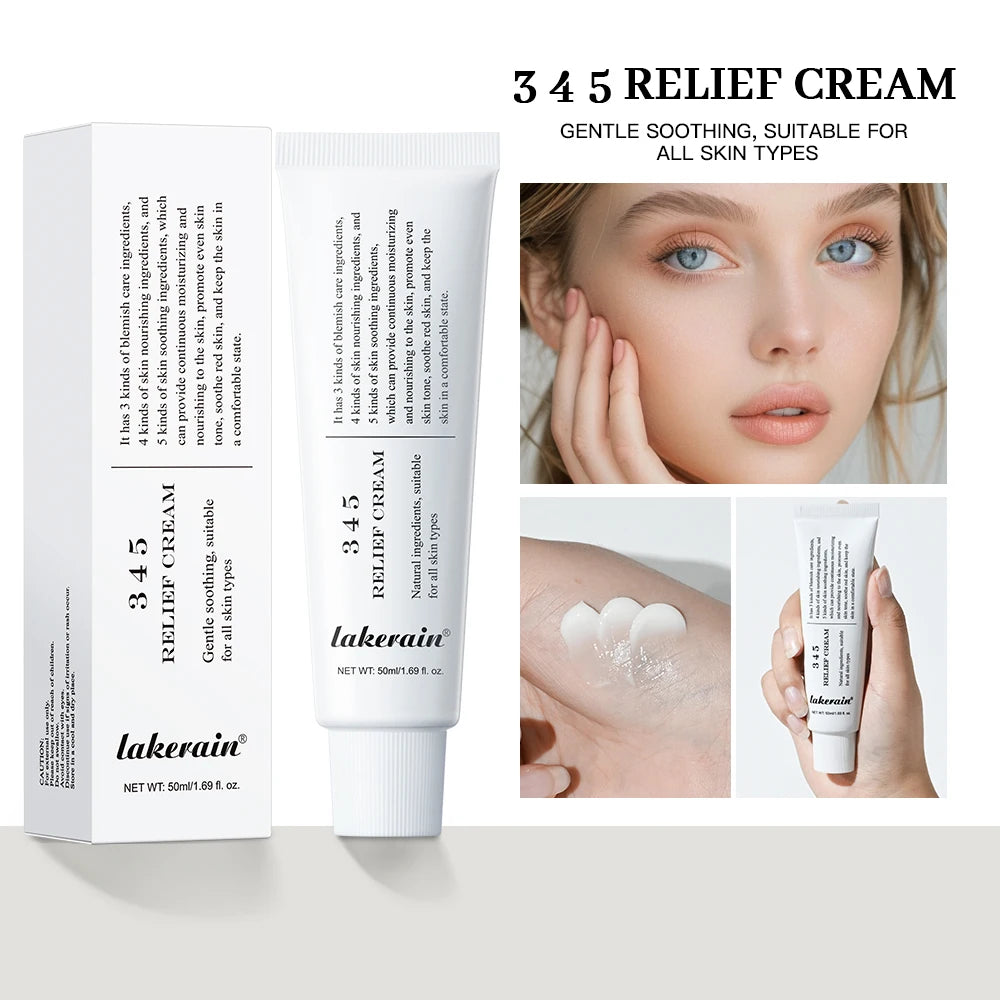 345 Relief Cream – Moisturizing & Soothing Care for Blemish-Free, Nourished Skin