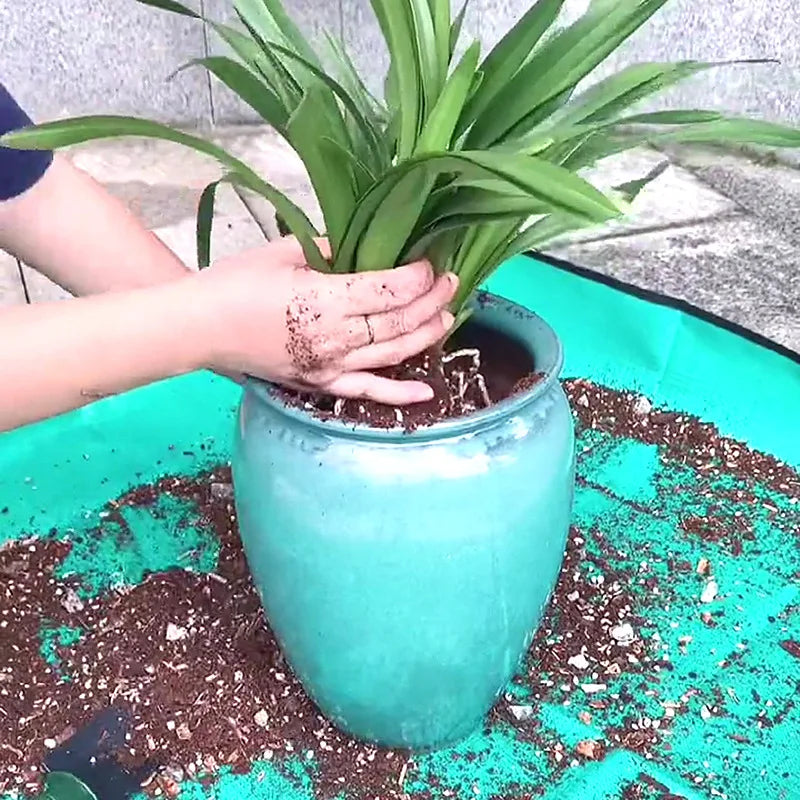 Foldable Waterproof Planting Mat 50cm-100cm - Ideal for Gardening, Potting, and Transplanting - Protect Your Garden Plants with this Flower Pot Pad (1pcs)