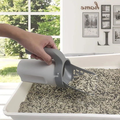 Cat Litter Shovel Scoop for Pet Filter Clean Toilet Garbage Picker | Self-Cleaning Cat Litter Box Accessory