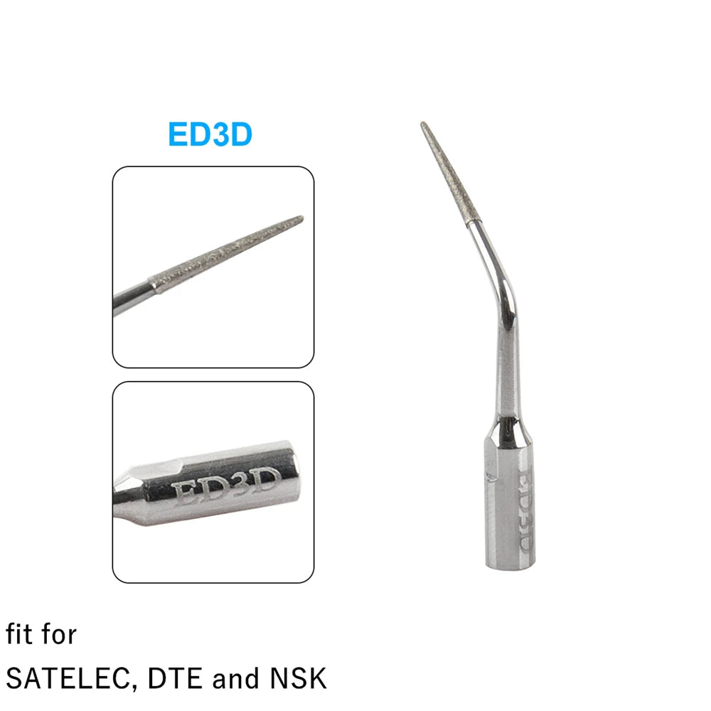 AZDENT Dental Ultrasonic Scaler Tips – Scaling, Periodontics, Endo, Perio Tips for EMS, Woodpecker, DTE, NSK, SATELEC Scalers