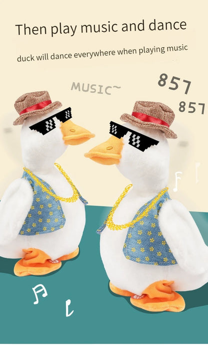 Talking Repeat Duck Plush Toy for Kids – Musical Educational Stuffed Animal Gift for Children