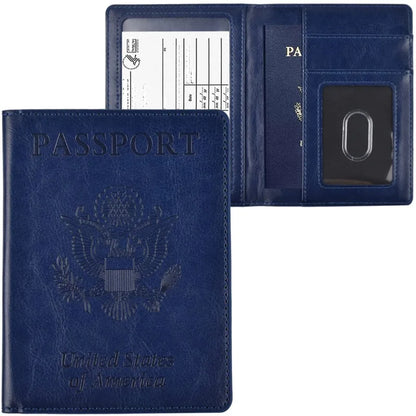 Leather Car Registration & Insurance Holder – Men's Driving License Cover, Auto Documents & Credit Card Storage Bag