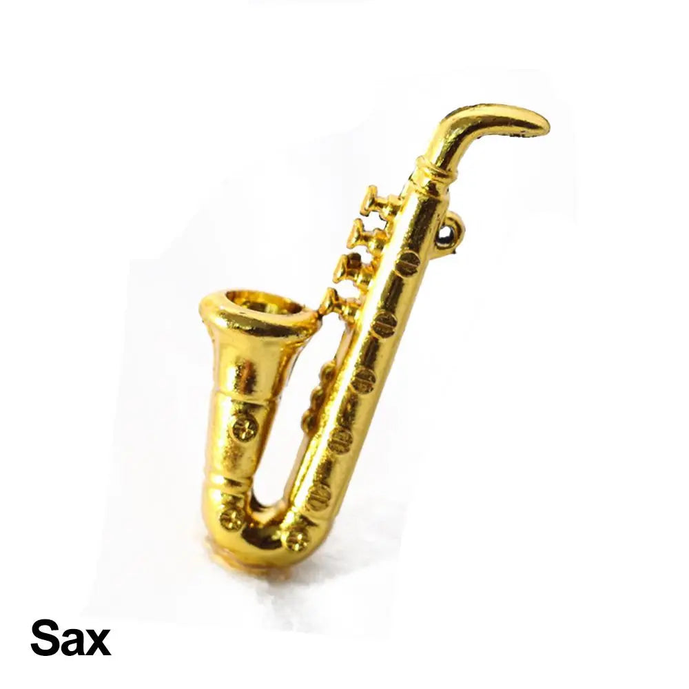 1/12 Miniature Doll Musical Instruments - Piano, Violin, Guitar & More Dollhouse Accessories Collection