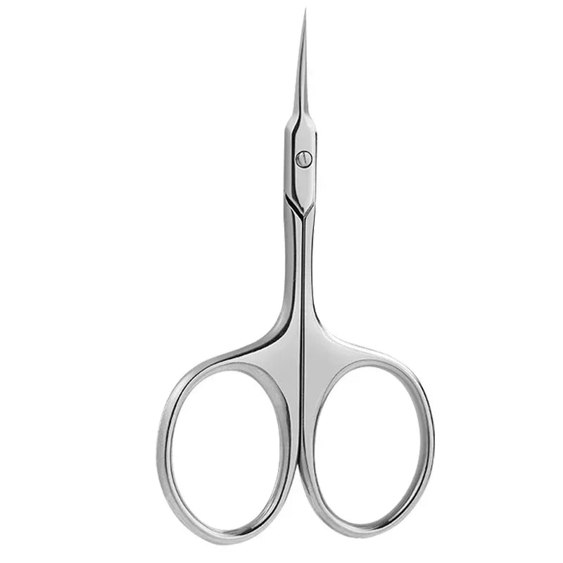 Stainless Steel Cuticle Scissors - Professional Nail Nipper Trimmer Manicure Tool