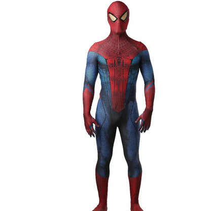 TASM1 Spider-Man Cosplay Bodysuit - Superhero Spandex Zentai Halloween Costume for Adults