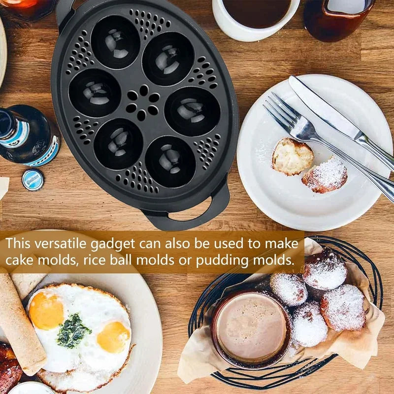 6 in 1 Egg Boiler for Thermomix TM5, TM6, TM31 - Multi-Use Egg Cooker, Poacher, and Steamer Mold for Kitchen Baking and Cooking