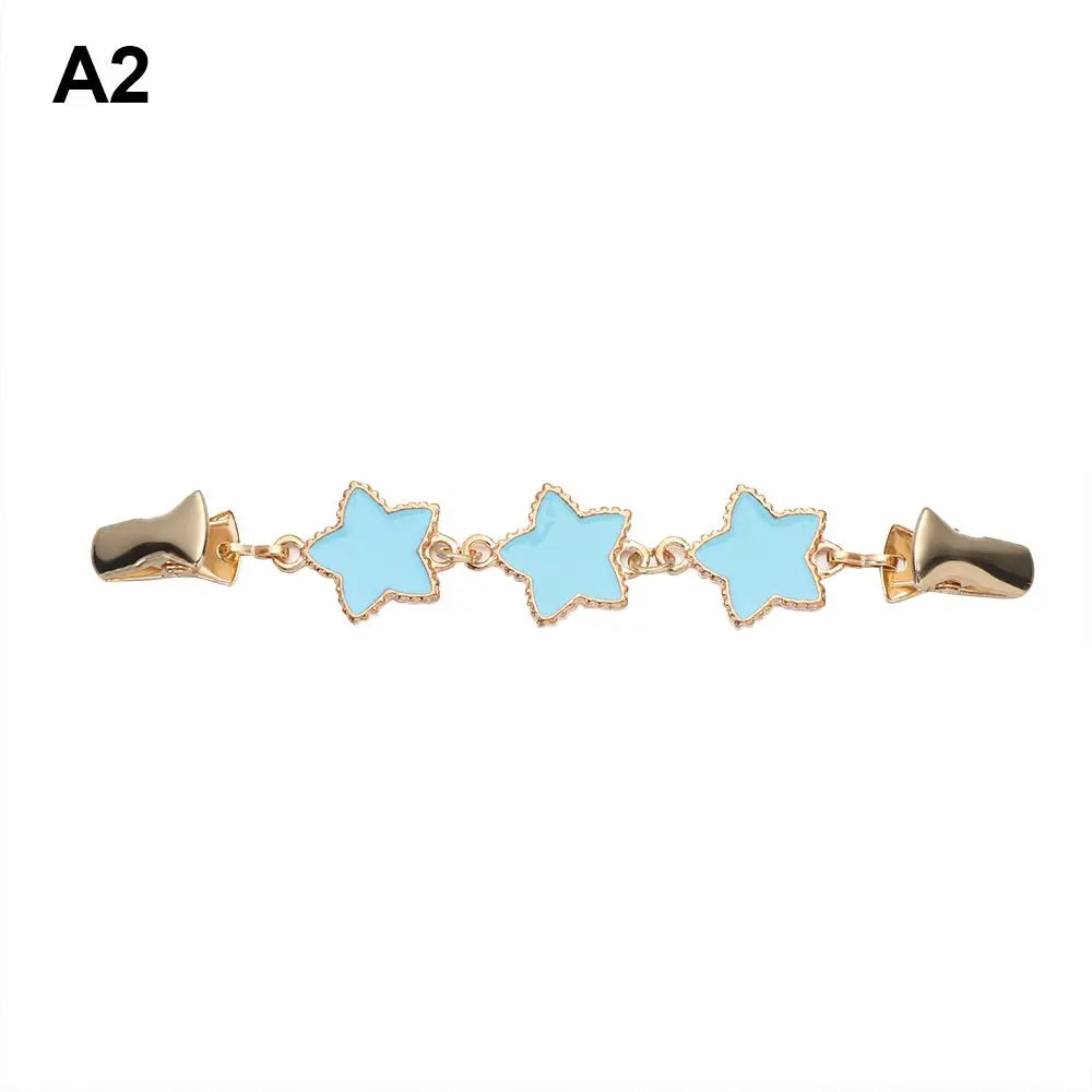Retro Rhinestone Sweater Shawl Clasp - Antique Flower Duck Mouth Clothing Pin For Cardigans And Shirts