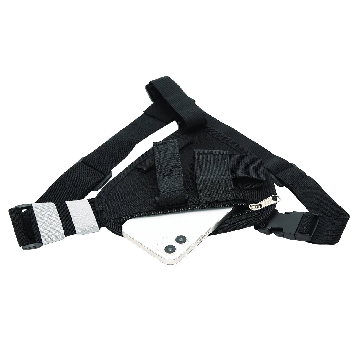 BAOFENG and ABBRREE Tactical Radio Chest Harness – Nylon Vest Rig Pack for BF-888S and UV-5R Walkie Talkies