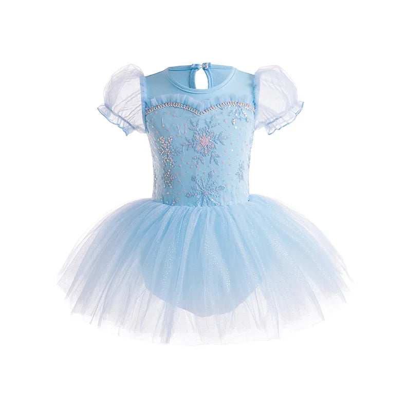 Girls Ballet Tutu Dress - Sequined Princess Party Costume for Dance & Stage Performances