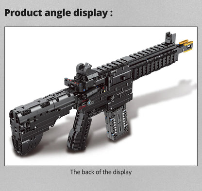 ZKZC WW2 Military Weapon Building Block Set – Shotgun, Sniper & Assault Rifle Toy for Kids Gifts