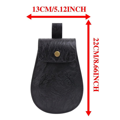 Medieval Viking Belt & Bracelet Set – Renaissance Copper Coin Waist Bag Cosplay Accessories for Halloween Dress Up