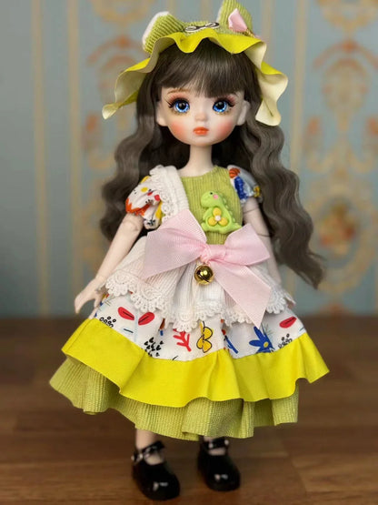 Sweet Doll 1/6 BJD Handmade 30cm Princess Doll – Makeup Doll for Girls Birthday Gift