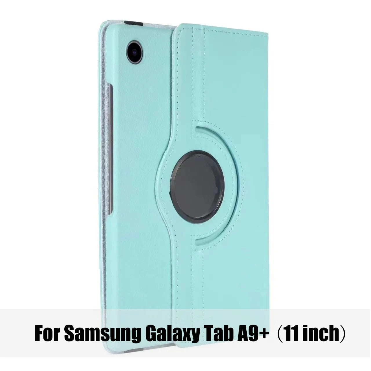 Samsung Galaxy Tab A9+ (11-inch) 2023 Case – PU Leather Cover with Sleep/Wake Function, 360° Rotating Stand & Protective Shell