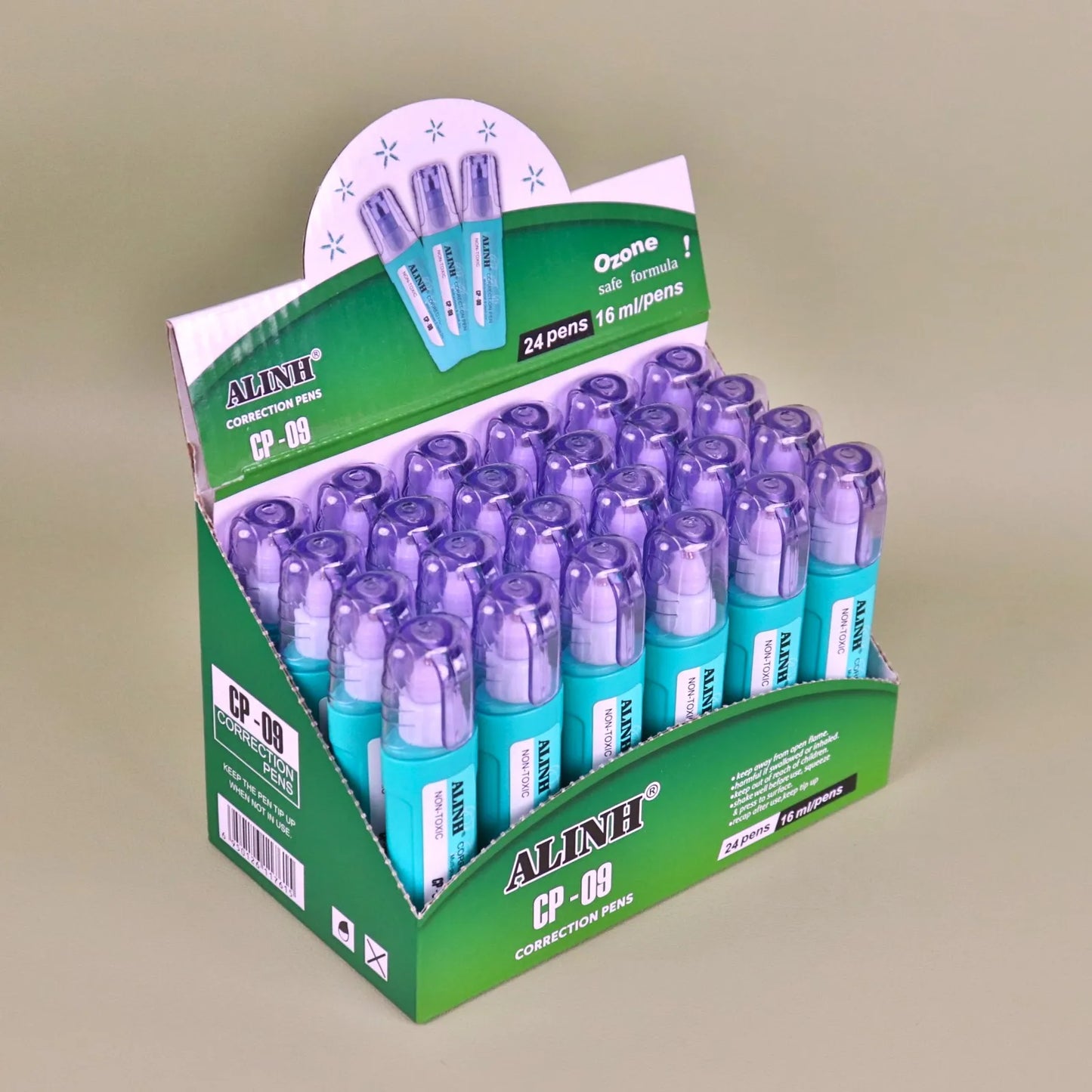 Quick-Dry Correction Liquid Pen – 16ML with 0.02mm Metal Tip for School & Office Stationery