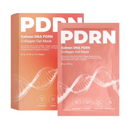 Salmon DNA PDRN Hydrogel Facial Mask - Collagen Hydrating, Soothing & Radiance-Boosting Skincare Treatment