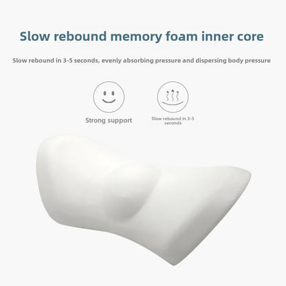 Breathable Memory Foam Cushion – Car Seat, Waist & Lumbar Support Pillow, Bed & Sleeping Interior Accessories