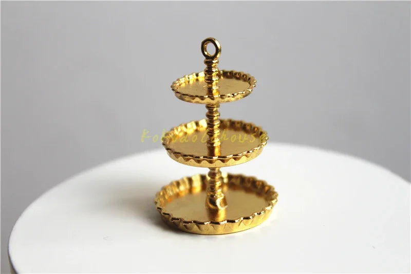 1/12 Miniature Dollhouse Cake – Pretend Play Dessert Toy for Blythe & BJD Dolls