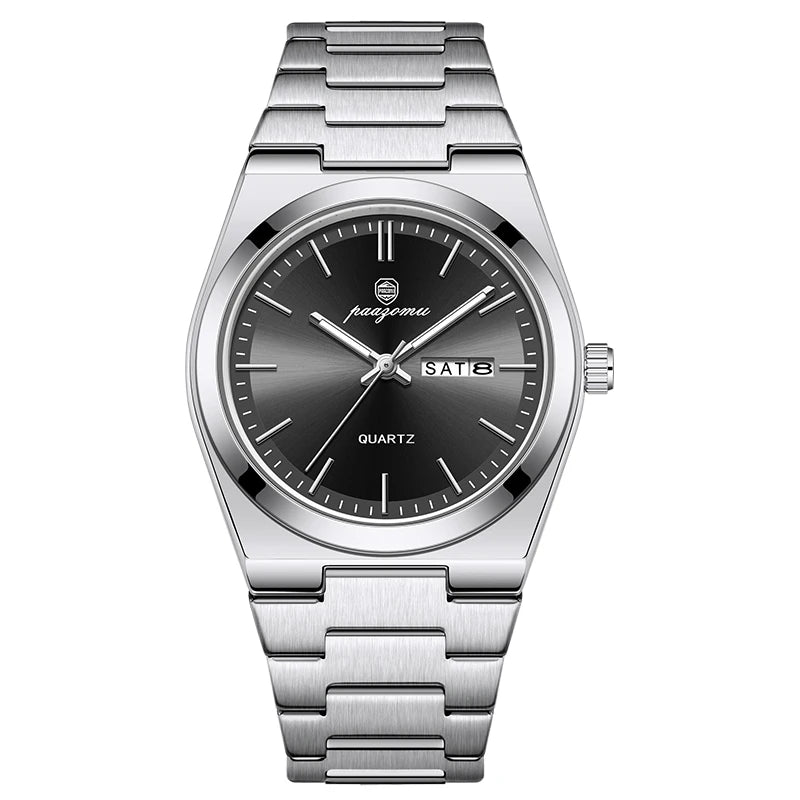 PAAZOMU Ultra Thin Minimalist Quartz Watch – Waterproof Luminous Wristwatch for Men & Women, Comfortable Everyday Style