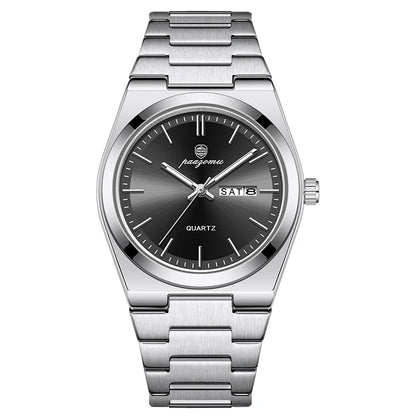 PAAZOMU Ultra Thin Minimalist Quartz Watch – Waterproof Luminous Wristwatch for Men & Women, Comfortable Everyday Style