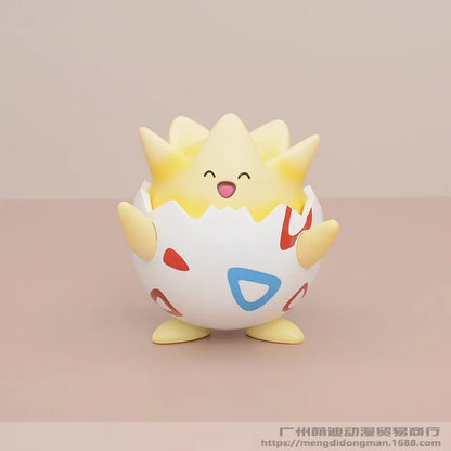 Mini Kawaii Togepi Anime Figure – Cute Pokémon Collectible Desktop Car Ornament, Surprise Gift Toy for Boys & Girls
