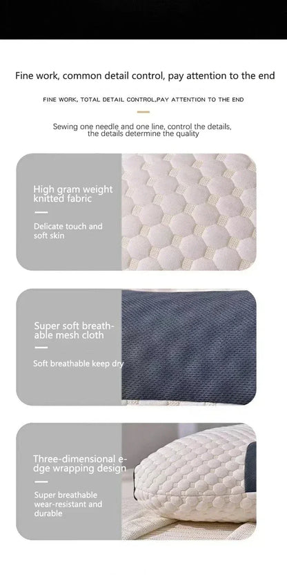 2024 New Neck Pillow – Cervical Orthopedic Soybean Fiber Massage Pillow for Sleep & Neck Protection