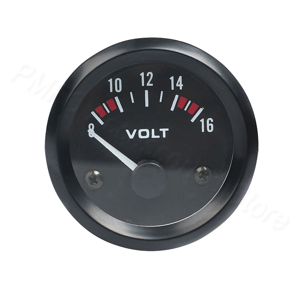 12V Car Gauge 52mm - Water Temperature, Oil Pressure, Fuel, Voltage & Ammeter Meter