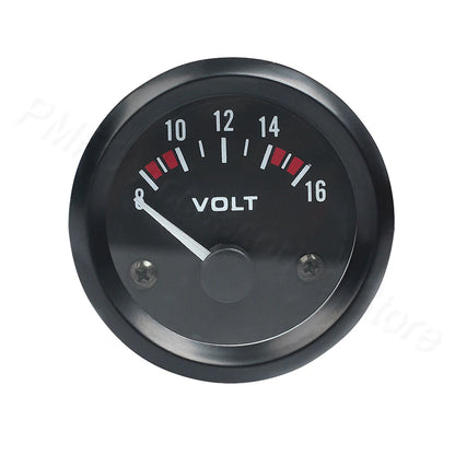 12V Car Gauge 52mm - Water Temperature, Oil Pressure, Fuel, Voltage & Ammeter Meter