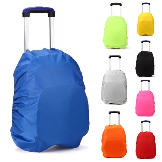 Children's Waterproof Backpack Rain Cover with Safety Light - 35L, for Night Cycling, Camping and Hiking