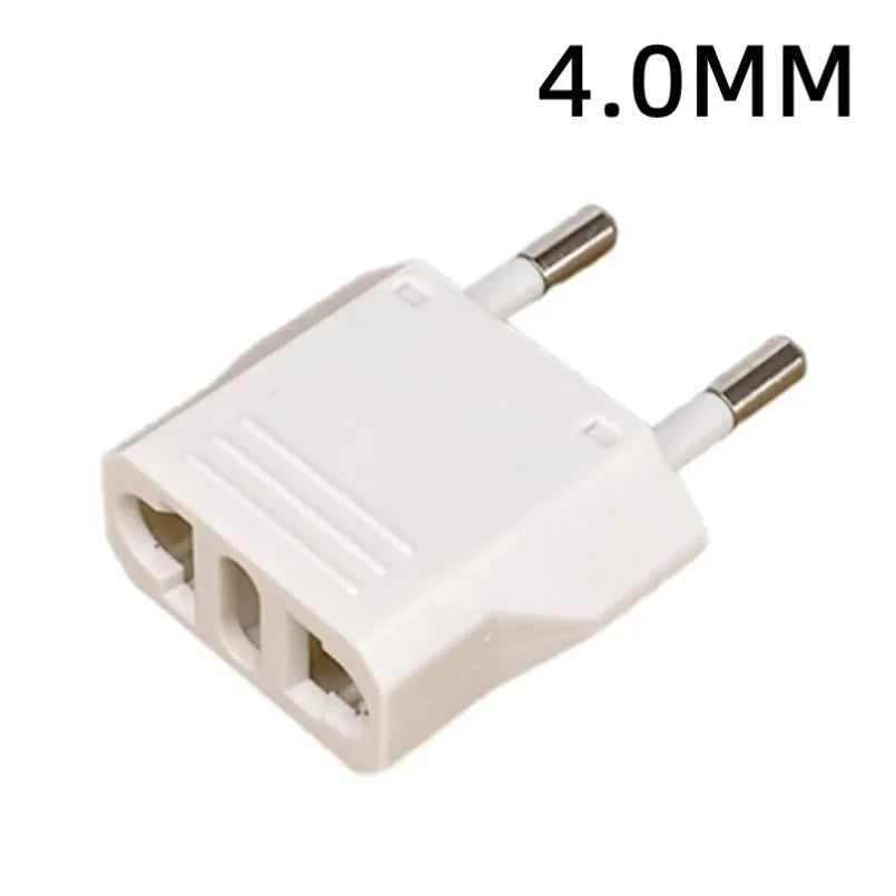1-20pcs EU/KR Plug Adapter – US to EU Travel Converter with Electric Power Socket AC Outlet