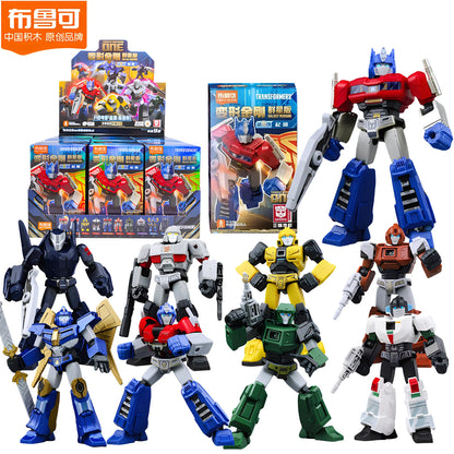 Original Blokees DIY Transformation Building Blocks – Optimus Prime, Megatron & Bumblebee Movable Figures Blind Box Kids Toy Collection