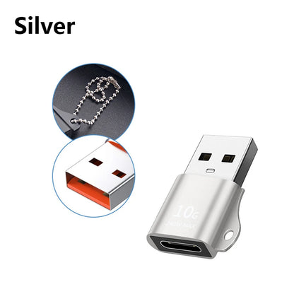 USB C 3.0 Adapter - Type C Male to USB 2.0 Female Converter for Mobile Phones, PC Laptops & Devices