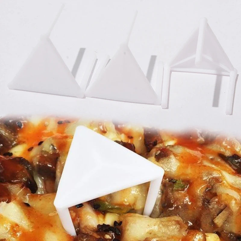 100Pcs Pizza Saver Stands - Plastic Tripod Holder for Pizza Packing and Storage, Stackable Fixing Rack
