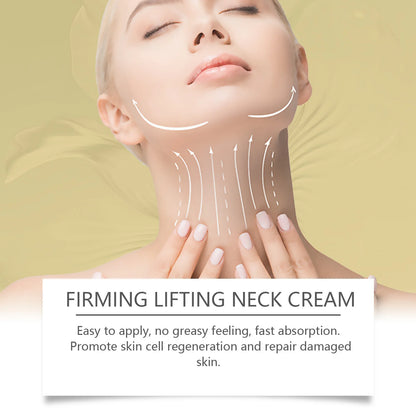 AH-8 Firming Neck Cream - Hexapeptide and Hyaluronic Acid Moisturizer for Hydrated, Smoother-Looking Skin