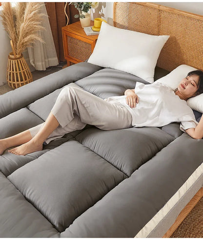Folding Tourist Sleeping Mattress – Comfortable Floor Bed for Kids, Couples, Students, Nordic Style Apartment Carpet