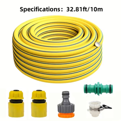 Heavy-Duty Rubber Garden Hose 5/10/20M – Leak-Proof, Wear & Scratch Resistant All-Season Water Hose for Home, Balcony & Car Washing