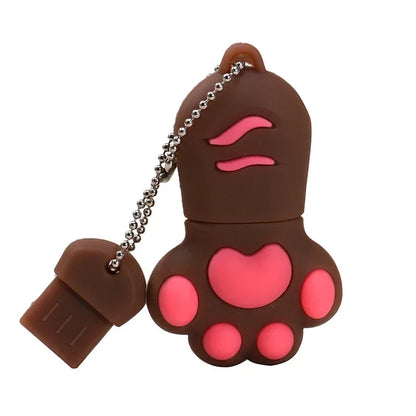 JASTER Cartoon USB Flash Drive – Cat Claw Design, 4GB/8GB/16GB/32GB/64GB USB 2.0 Pendrive